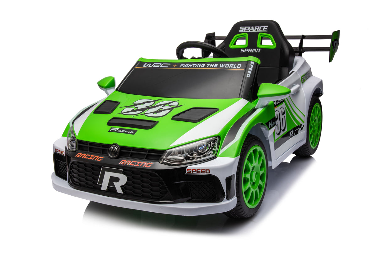 12V4A 20W*2 One Button Start, Forward And Backward, High And Low Speed, Music, Front Light, Power Display, Two Doors Can Open, 2.4G R / C, Seat Belt Four Wheel Absorber Kids Ride On Car