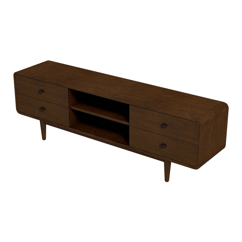 Alexa - TV Stand - Dark Brown / Wood