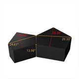 Irregular Pentagon Nesting Coffee Table Set