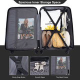 Expandable 3 Piece Luggage Sets Lightweight & Durable Suitcase, Spinner Wheels, Tsa Lock