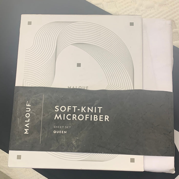 Soft-Knit Microfiber Sheet Set