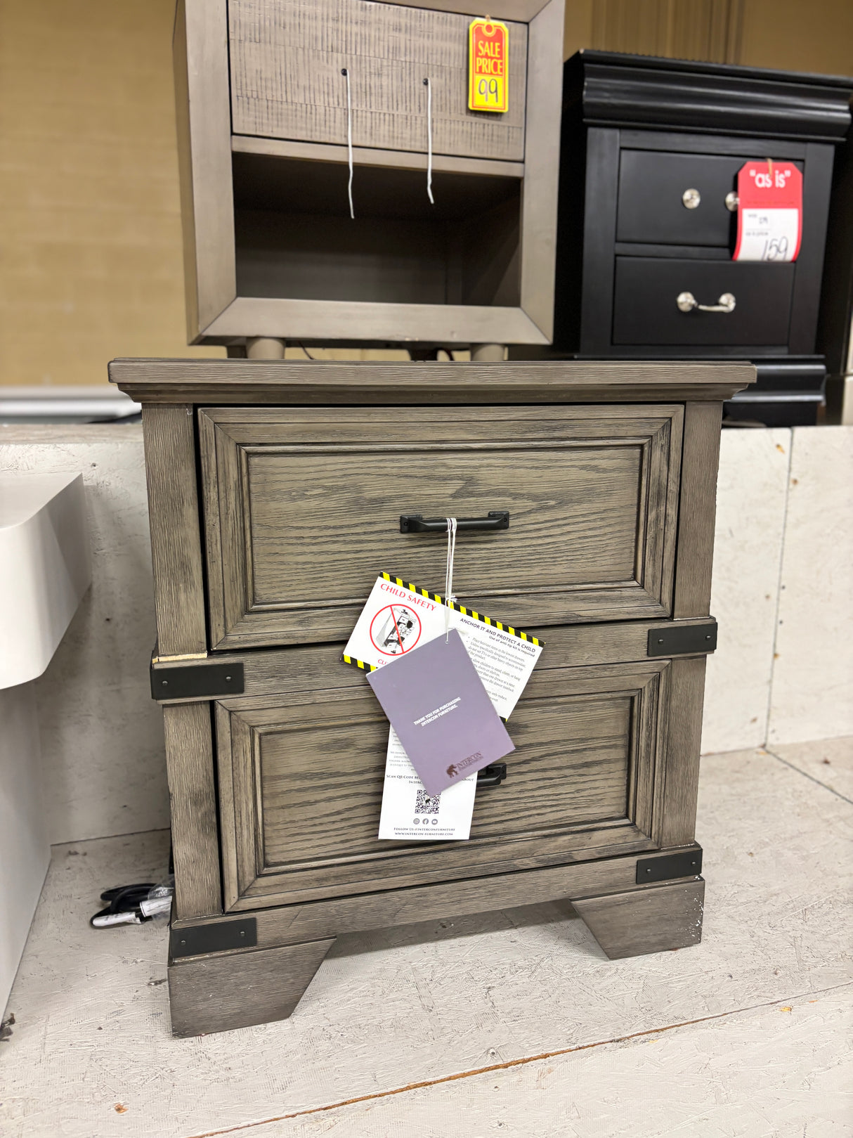 Intercon Forge Nightstand