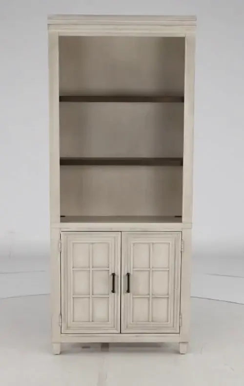 Caraway Antique White Bookcase