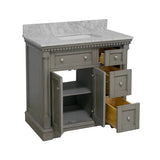 Sydney 36" Bathroom Vanity Marble Top