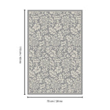 Macau - Non - Slip Accent Rug, Floral Charm