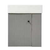 Modern Floating Bathroom Vanity With Ceramic Basin Perfect For Small Bathrooms