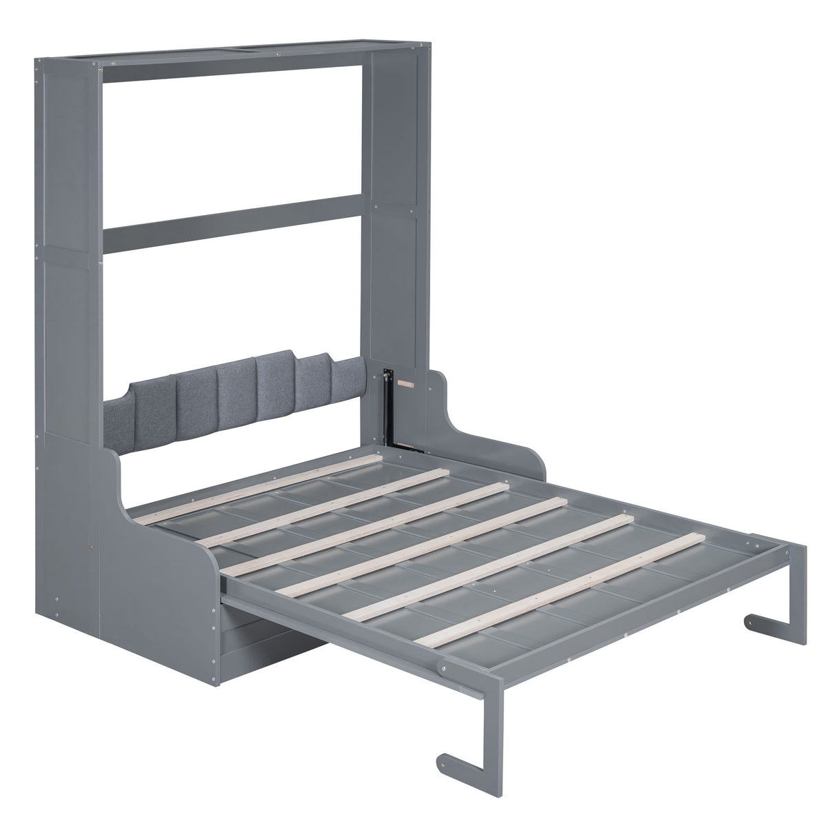 Murphy Wall Bed With Cushion, Space Saving Design, And Construction