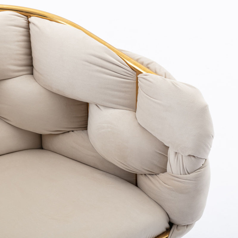 Luxury Modern Simple Leisure Single Sofa Chair Bedroom Lazy Person Household Dresser Stool Manicure Table Back Chair