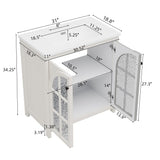 Vintage Farmhouse Bathroom Vanity With Ceramic Sink