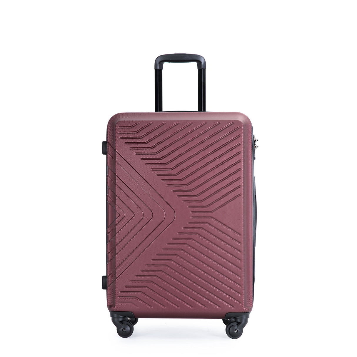 3 Piece Luggage Sets Lightweight Suitcase With Two Hooks, Spinner Wheels, Tsa Lock, Durable Hard Shell
