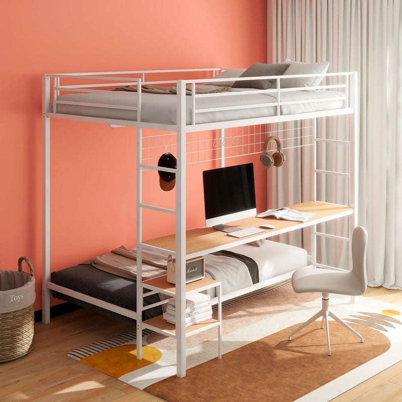 Barham - Workstation Bunk Bed With Integrated Desk