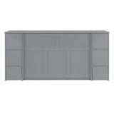 Murphy Bed With Drawers, Cabinets, And USB Ports