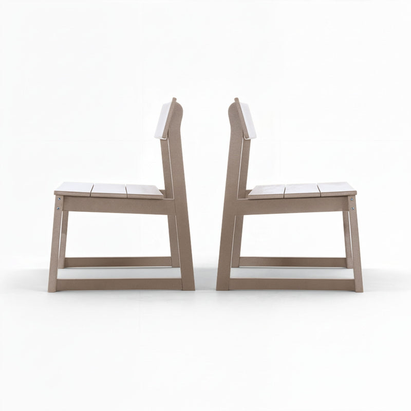 All Weather Patio Dining Chairs (Set of 2)