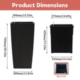 Large Self Watering Flower Pot With Drainage Holes & Inner Tray