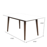 Levi - Modern Style Rectangular Dining Kitchen Table