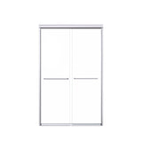 Modern Semi Frameless Double Sliding Shower Door