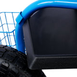 Rolling Garden Scooter Cart Seat With Wheels, 360 Swivel Seat, Tool Tray