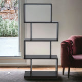 Zig Zag Display Unit - Antique Brown