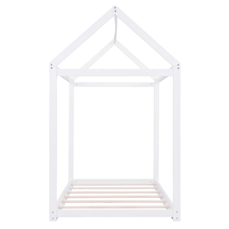 Wooden House Shaped Bed