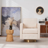 Swivel Barrel Chair 360 Degree Swivel Club Modern Accent Single Sofa Chair