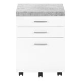 File Cabinet Rolling Mobile Storage Drawers Printer Stand For Office