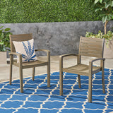 Outdoor Dining Chair, Stacking Design For Patio