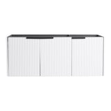 Contemporary Wall Mounted Bathroom Vanity With Soft Close Doors