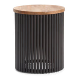 Demy - Accent Table - Natural / Black