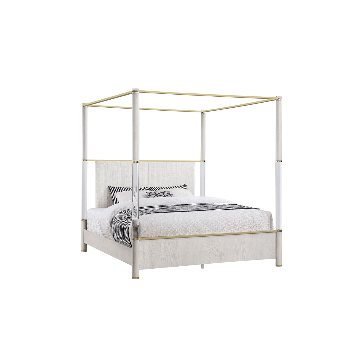 Malco - 4 Post Bed With Upholstered Headboard