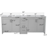 Double Sink Bathroom Vanity With Quartz Countertop