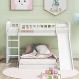 Functional Bunk Bed With Convertible Ladder And Slide