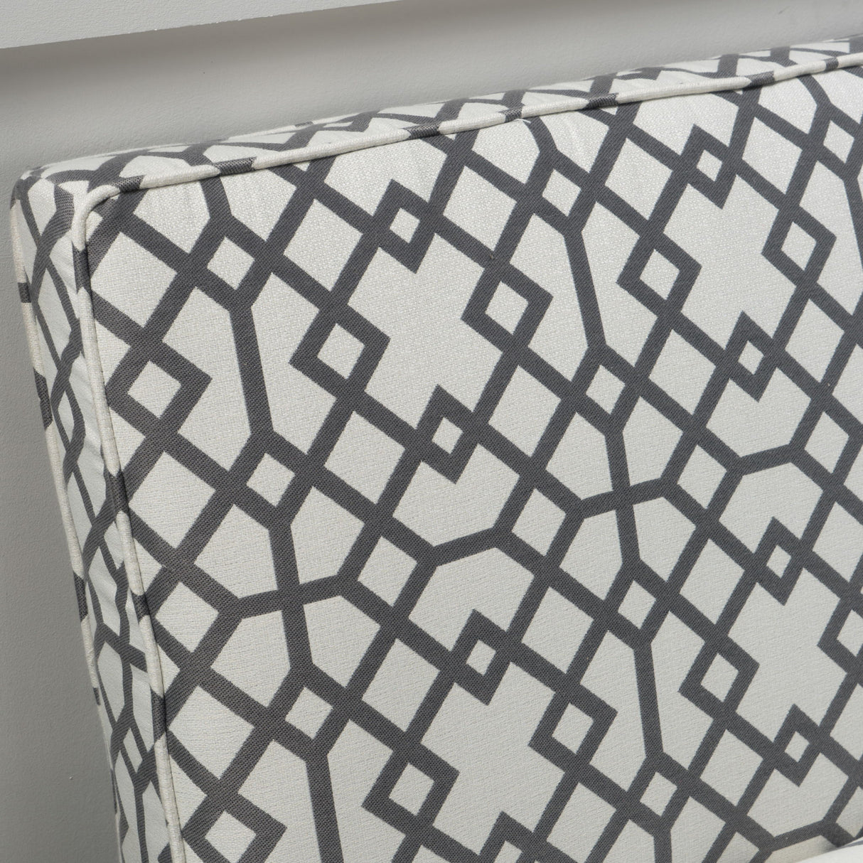 Contemporary Loveseat With Upholstered Fabric And Birch Wood Legs - Gray