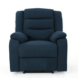 Wide Power Standard Recliner - Navy Blue
