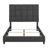 Squares Upholstered Platform Bed