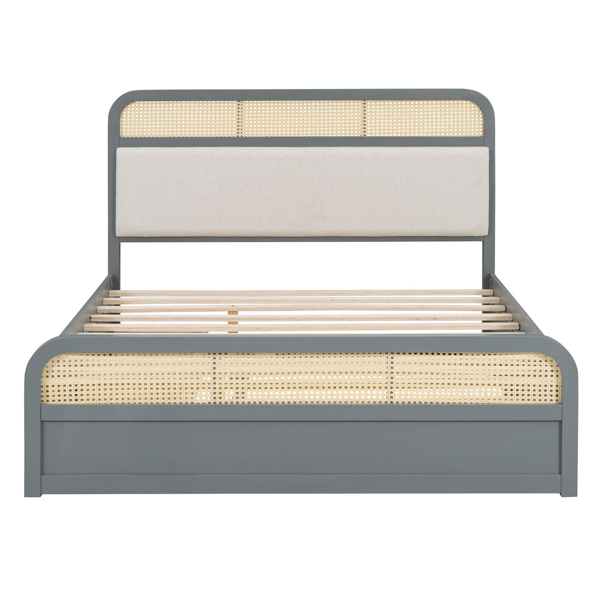 Platform Bed With Trundle And 2 Drawers