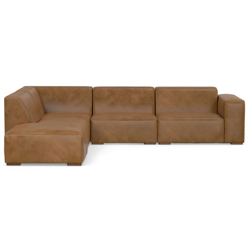 Rex - Handcrafted Sectional Sofa And Ottoman