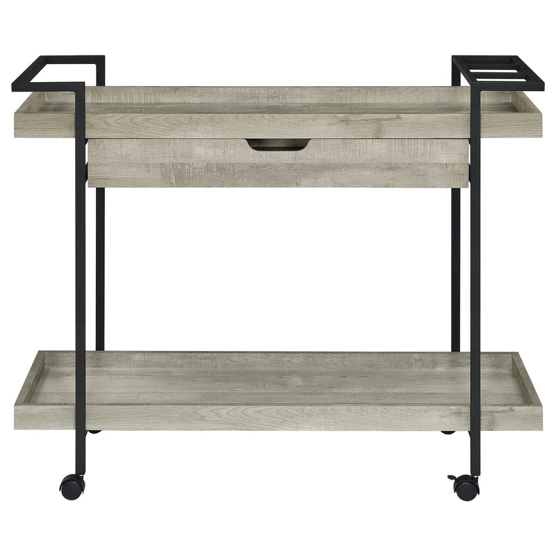 Begonia - 1 Drawer Cart - Driftwood
