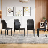 Dining Chairs With Shell Pattern, Comfort And Style