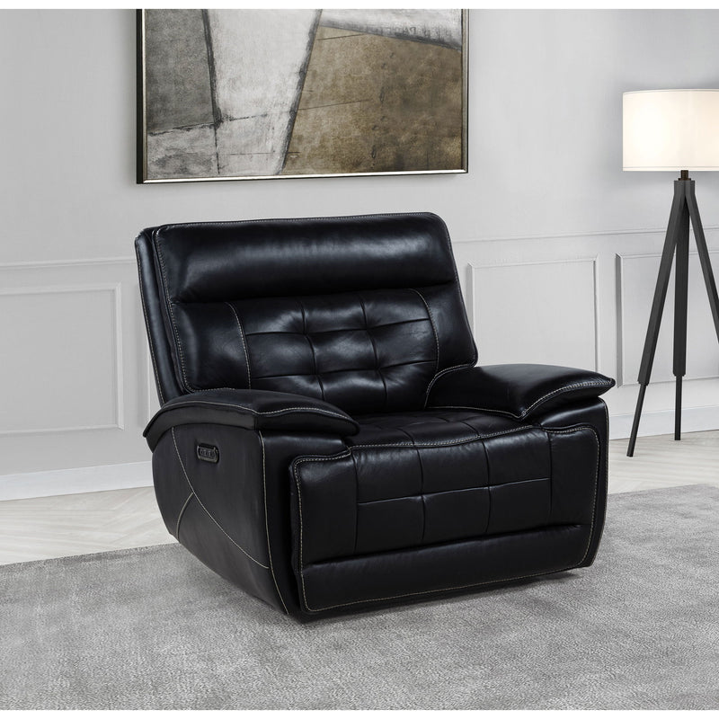 Hayden - Power Recliner With Dual Control, USB Charging Ports - Black