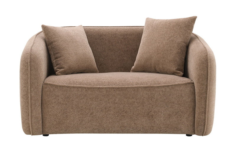 Keith - Loveseat With 2 Matching Color Toss Pillows