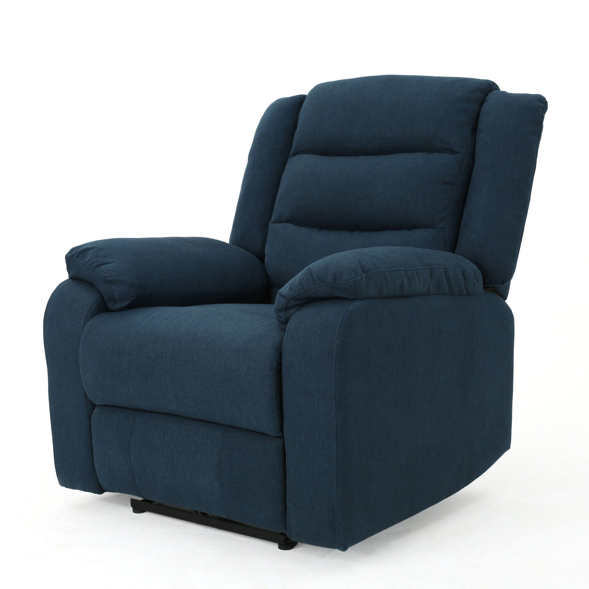 Wide Power Standard Recliner - Navy Blue
