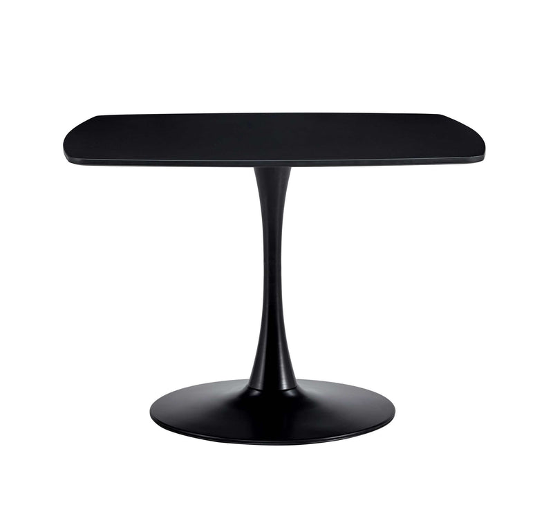 Table Mid-Century Dining Table For 4-6 People With Round Table Top, Pedestal Dining Table, End Table Leisure Coffee Table