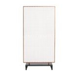 Modern Single Panel Iron Room Divider - Gold Brushed Brown