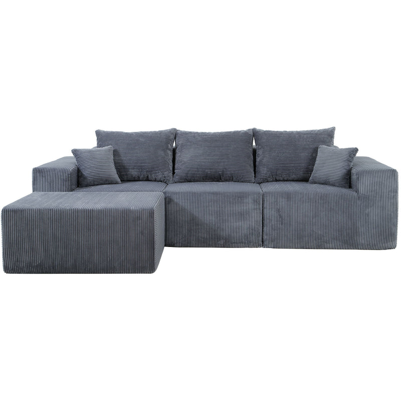 Modular Sectional Sofa, Convertible Couch With Chaise