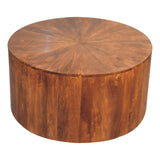 Round Coffee Table - Chestnut