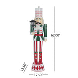 Classic Nutcracker Holiday Decor, Durable Construction - Green / Red / White