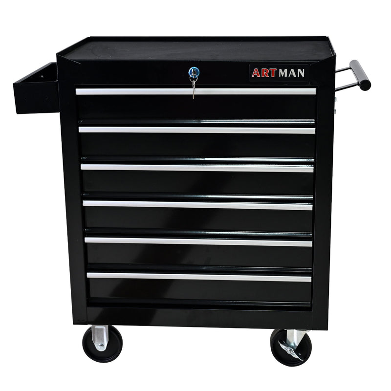 Multifunctional Tool Cart With Wheels And Drawers