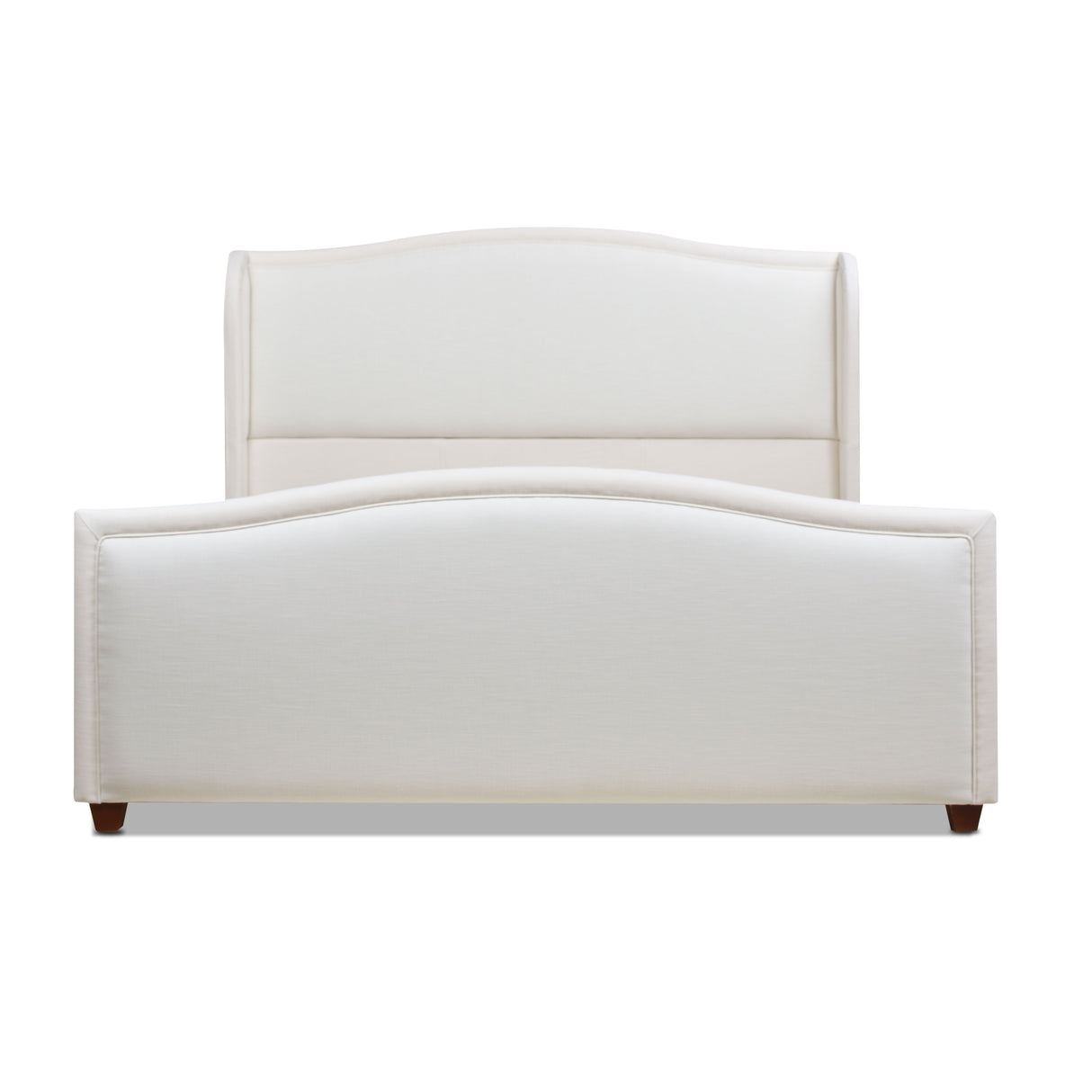 Carmen - Upholstered Wingback Panel Bed Frame
