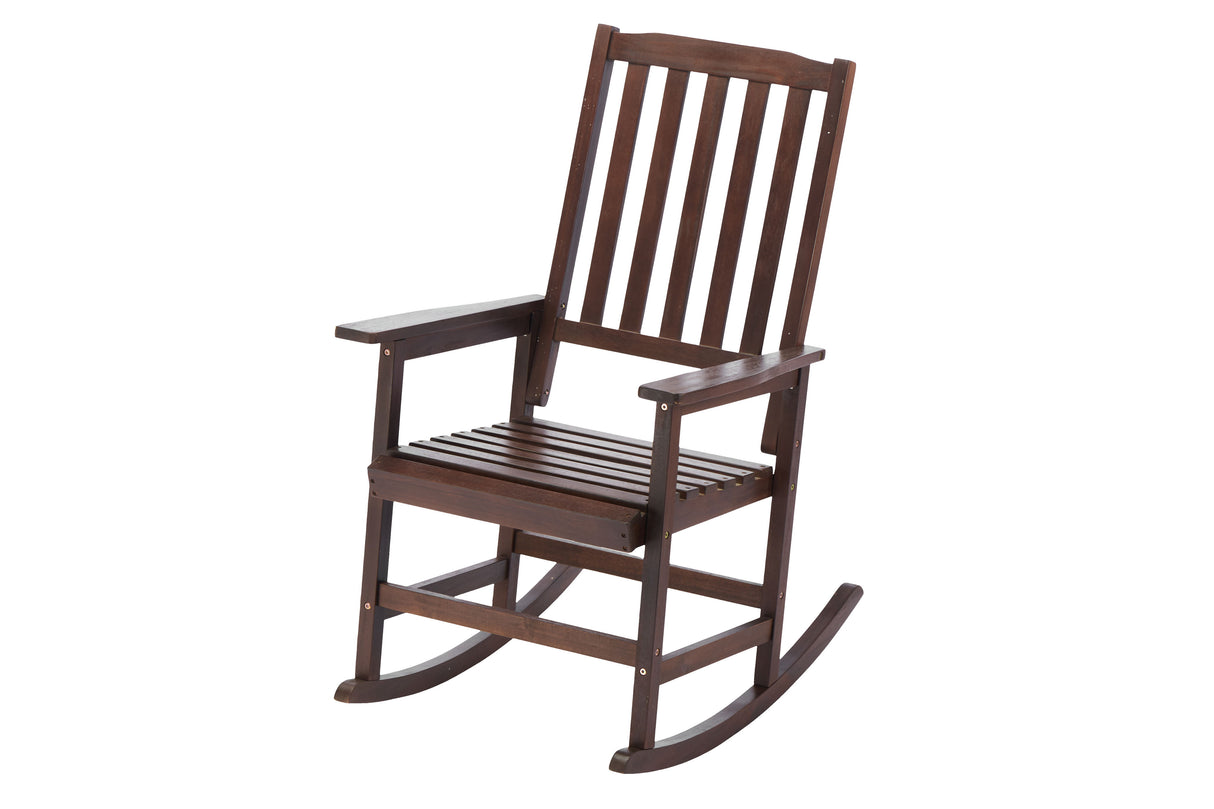 Acacia Indoor Rocking Chair, Outdoor Solid Patio Furniture
