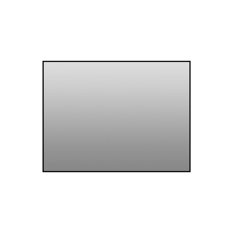 Framed Wall Mirror For Bathroom - Black